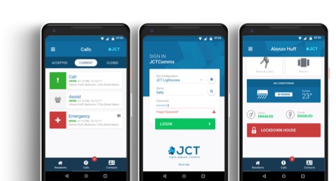 JCT Android App Home Automation Interface